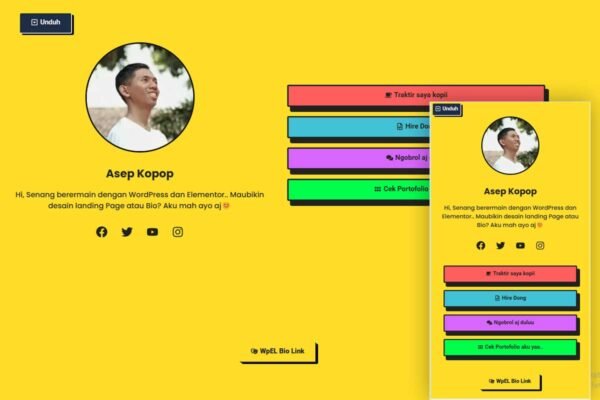 WpEl Bio Link Kopop